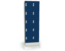 Premium lockers with ten lockable boxes ALFORT AD 1920 x 600 x 520